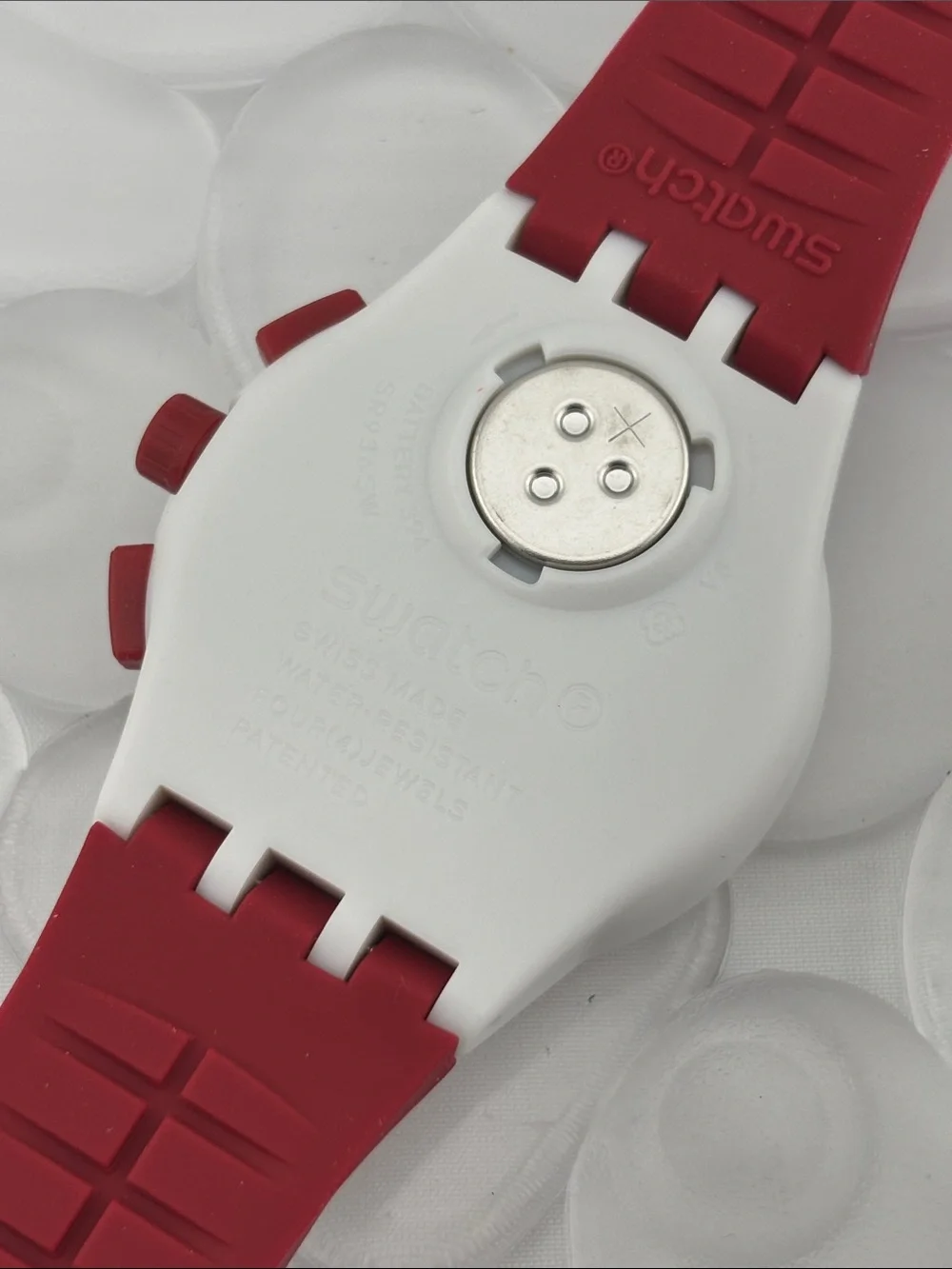 Swatch Watch -SUSM403 - RED TRACK
